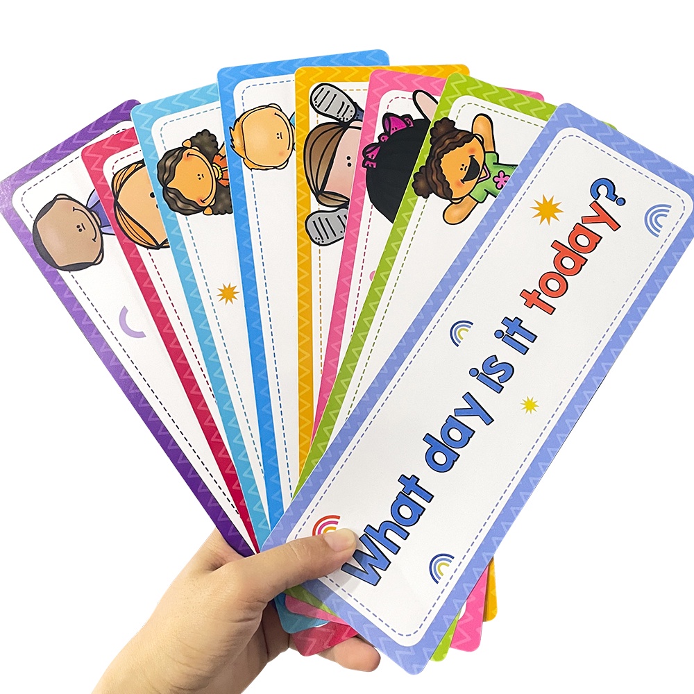Set 8 Tấm Thẻ Hình 8.8*26.7cm Hỗ Trợ Dạy Học Tiếng Anh Cho Bé