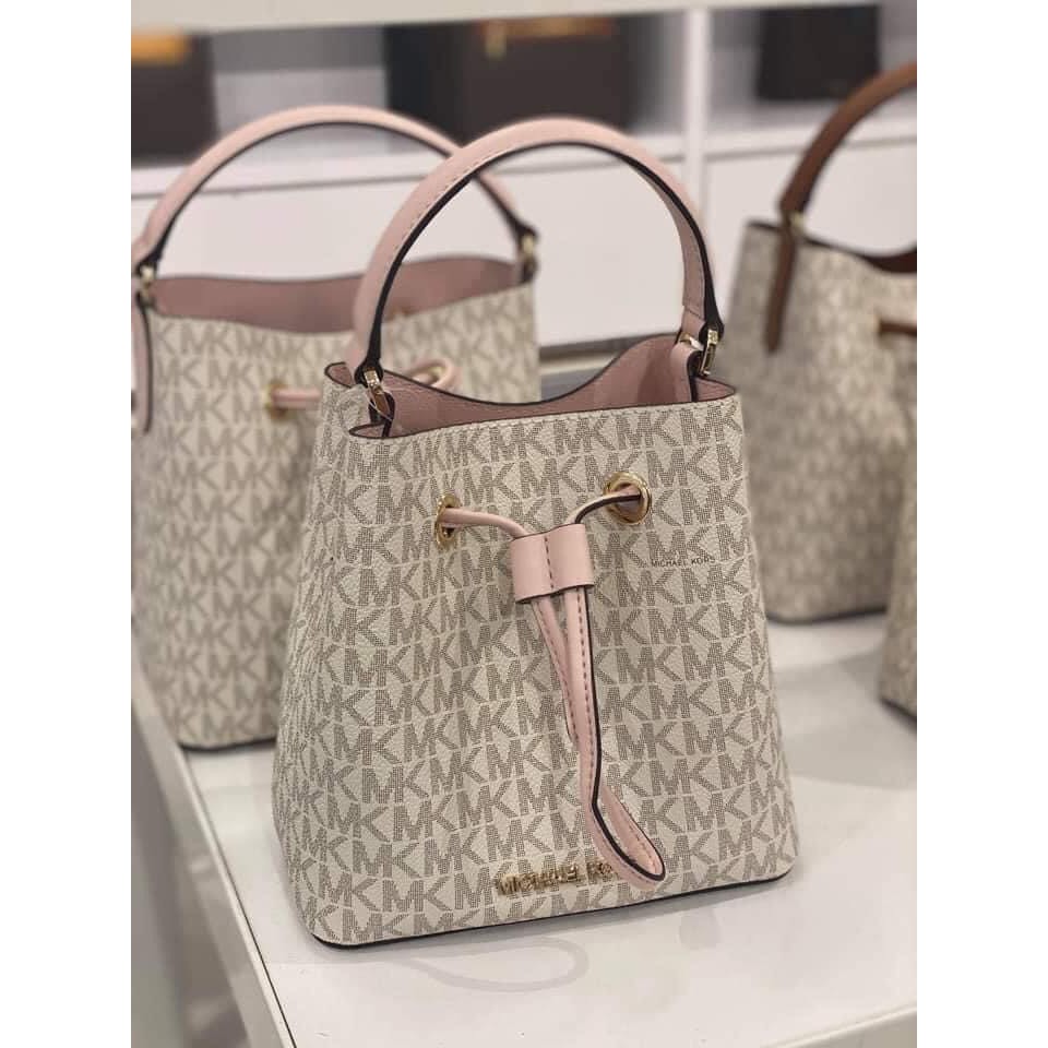 Túi xách nữ chính hãng  Michael Kors bucket nhỏ xinh - Size 19cm