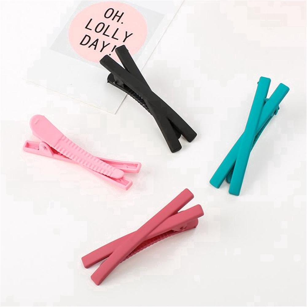 Kẹp tóc màu kẹo ngọt phong cách Hàn Quốc