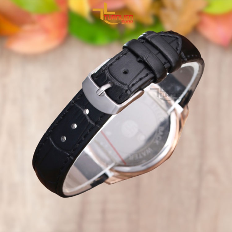 Đồng Hồ Nam Chính Hãng SMEETO, Dây Da, Có Lịch, Chống Nước Tốt, Tặng Hộp Đồng Hồ Và Pin Dự Phòng