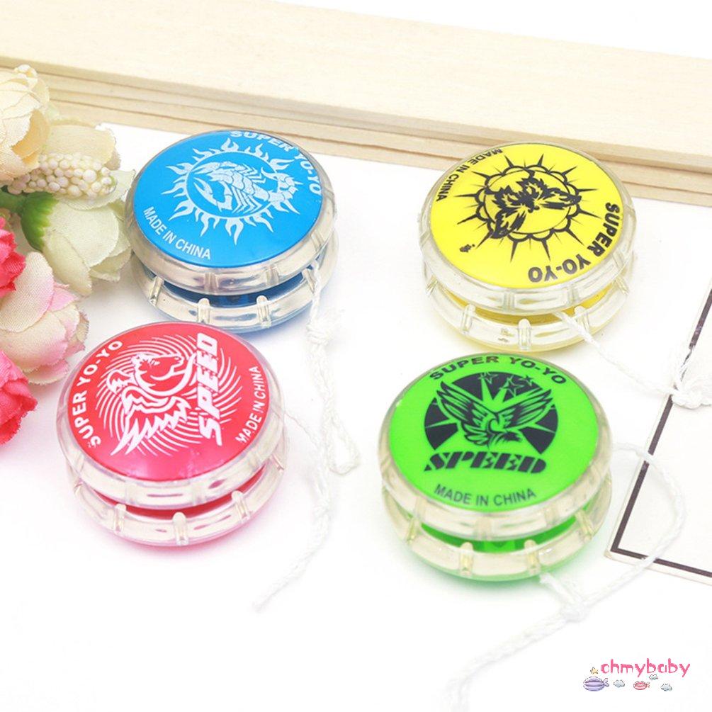 【OMB】 Plastic Cartoon Yo-Yo Pull Line Ball Lift Line Children Educational Toys