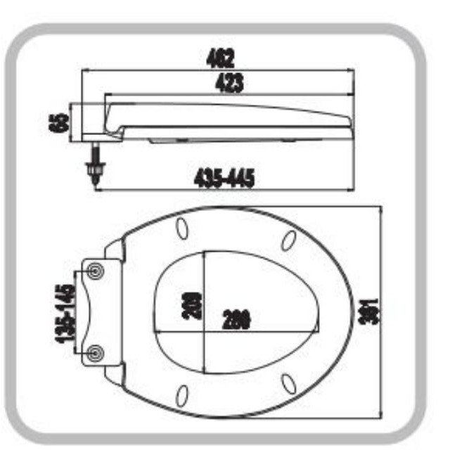 Nắp bàn cầu rơi êm cao cấp HA11, không gây ồn, nhựa ABS siêu bền