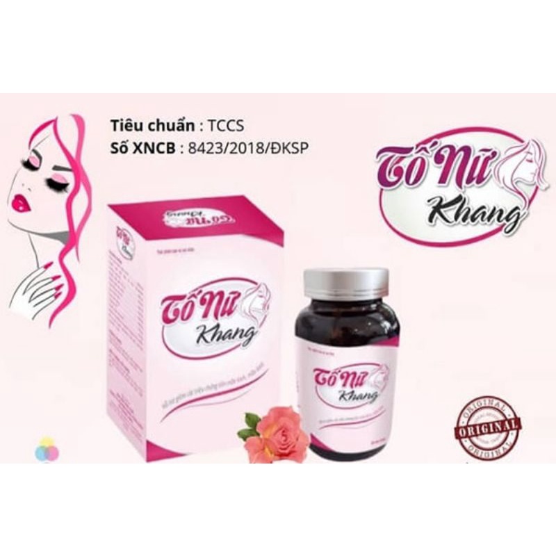 TỐ NỮ KHANG - HÕ TRỢ NỘI TIẾT TỐ NỮ - Hộp 60 viên