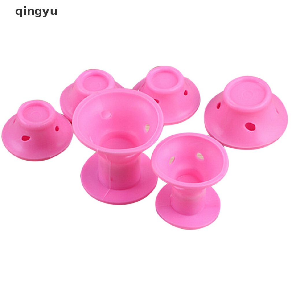 Bộ 10 Lô Cuốn Tóc Bằng Silicon Mềm DIY Dành Cho Nữ