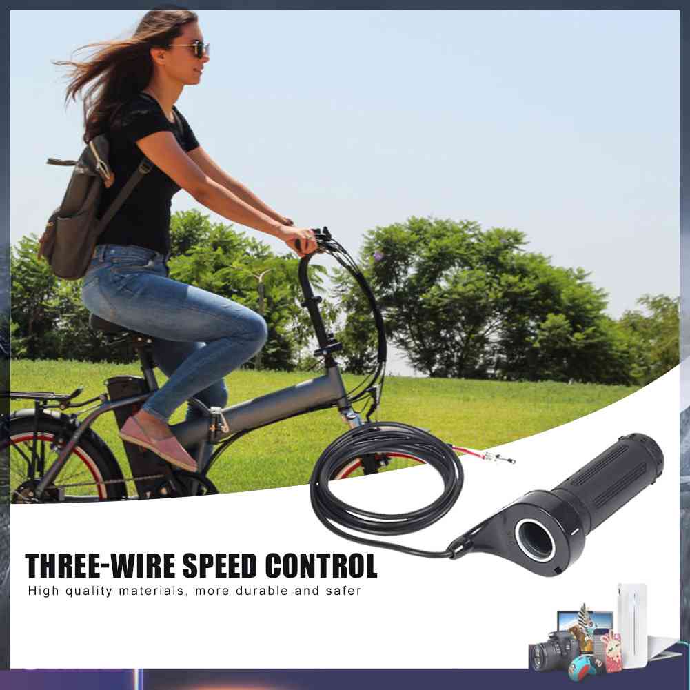 Tay Ga Xoắn 3 Dây 24V 36V 48V Cho Xe Điện