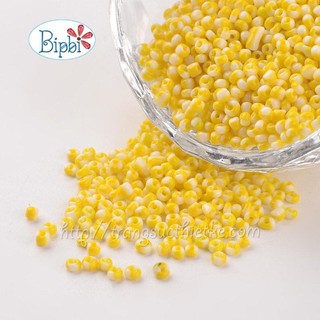 Hạt cườm multi color vàng pha trắng