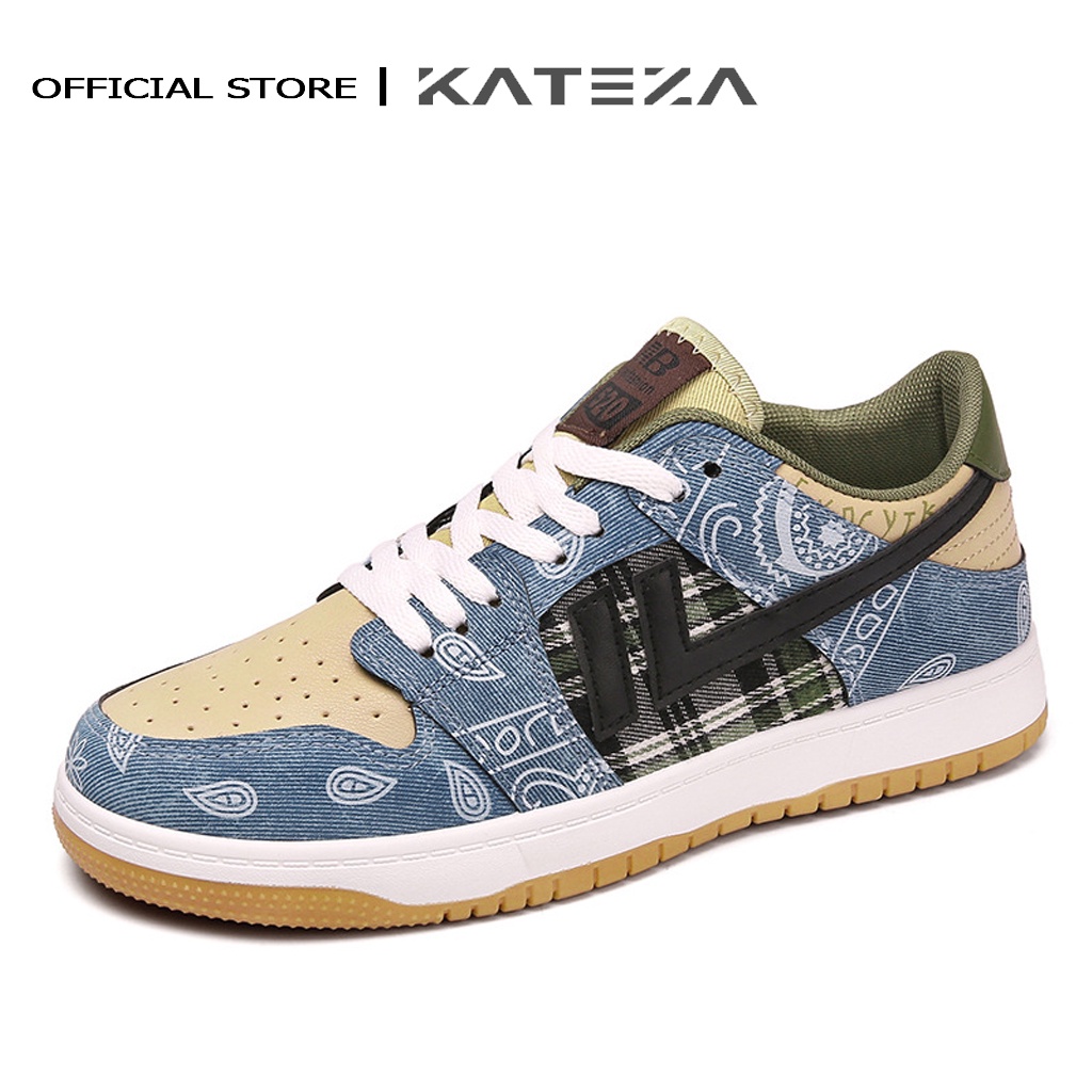 Giày thể thao nam chất da tổng hợp cao cấp kiểu sneaker trẻ trung năng động size 39-43 - KATEZA MS53