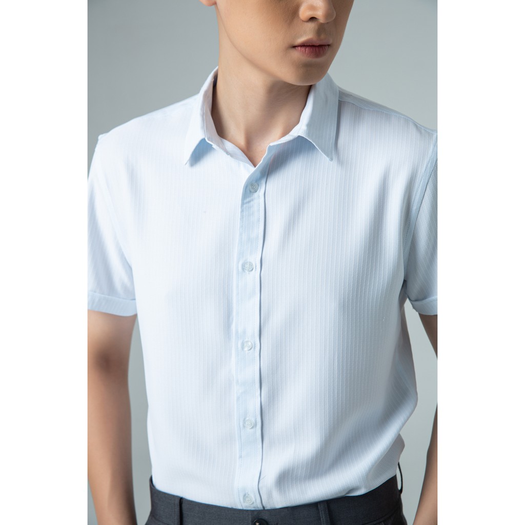Áo sơ mi kẻ sọc tay gấu lật nam IVY moda MS 16E2731 | BigBuy360 - bigbuy360.vn