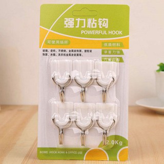 Combo 6 móc dán tường siêu dính