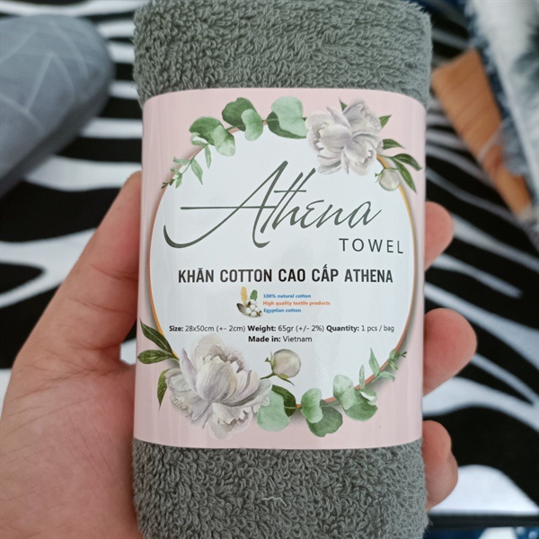 Khăn tắm Athena - kích thước 28*50, 50*100