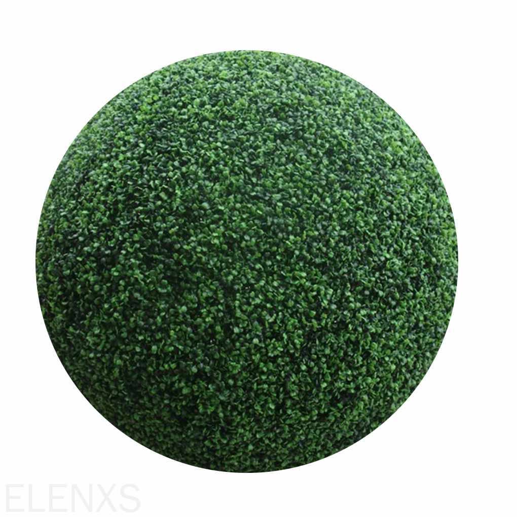 Simulate Green Grass Ball Artificial Grasses Plastic Green Plant Fake Flowers Home Garden Decoration ELEN