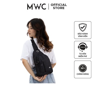 Balô MWC 0801 - Túi Đeo Chéo Trước Ngực, Túi Đeo Chéo Nam Nữ, Cặp Bao Tử Mini Thể Thao Hàn Quốc Đi Chơi Học Làm Giá Rẻ