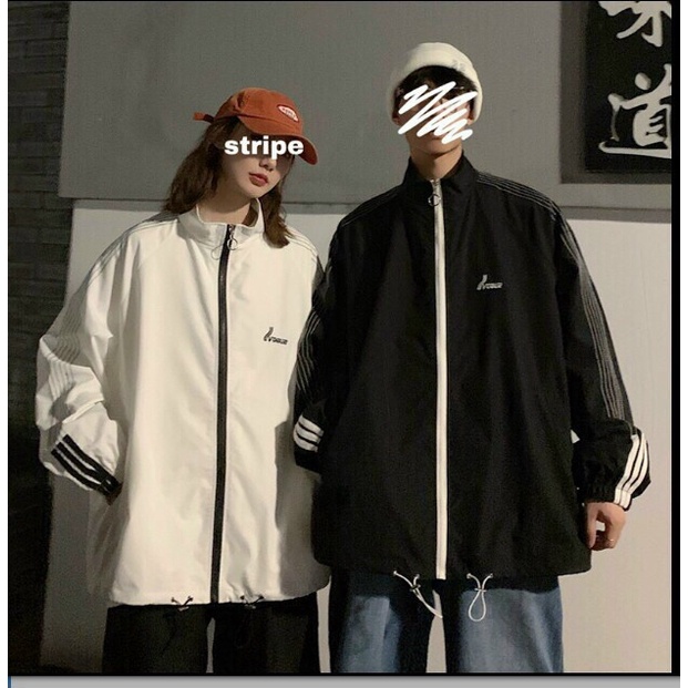 Áo khoác unisex form rộng, vải dù 2 lớp phong cách Hàn Quốc