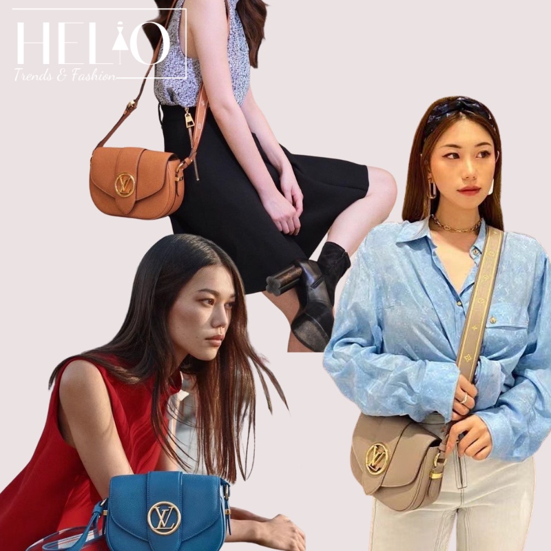 Túi LV Pont 9 New 2022 _ Xanh/Đen _ HE078