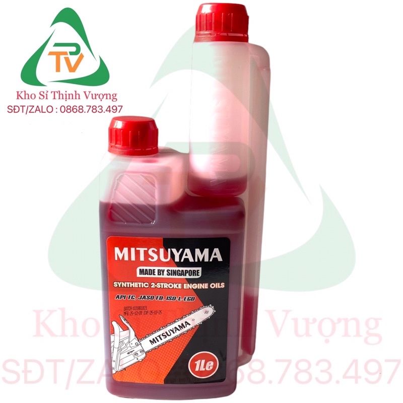 Nhớt pha xăng cho động cơ 2 thì/ máy cưa xích/ máy cắt cỏ