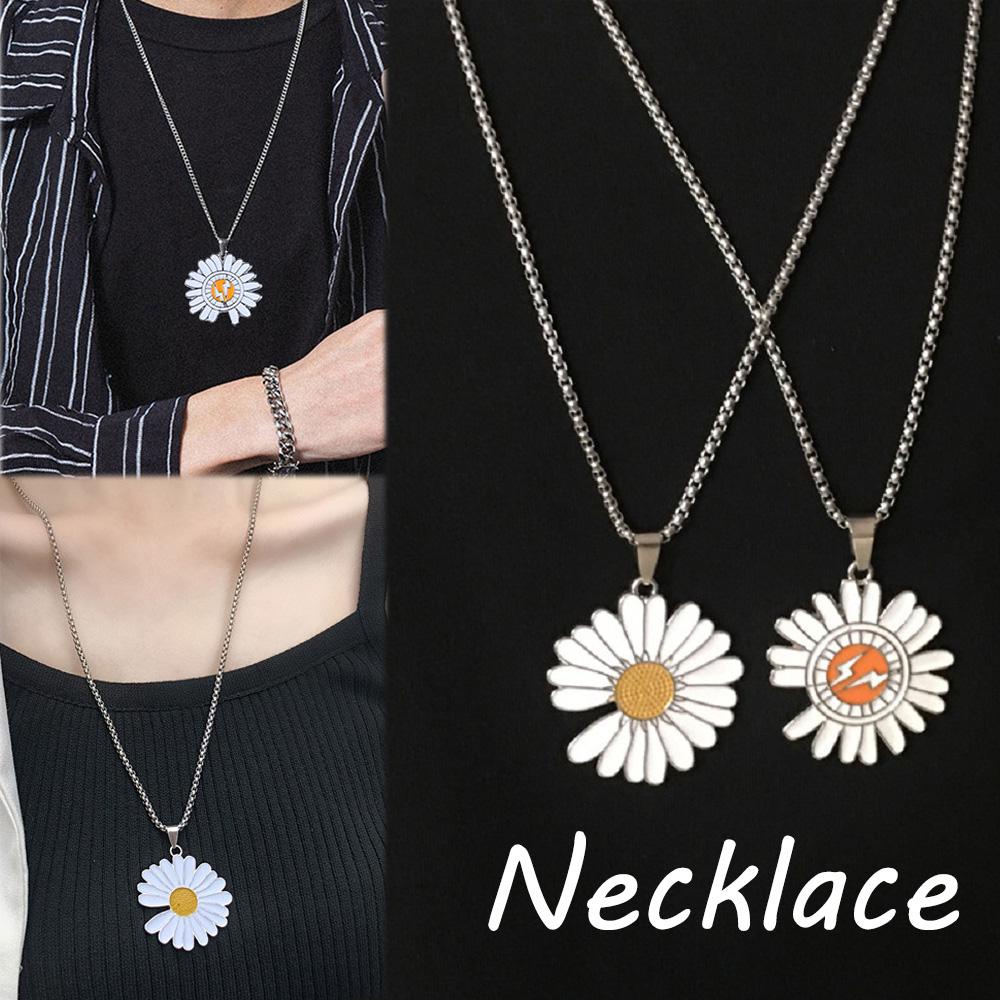 EXPEN Vòng cổ Mặt Hình Hoa Cúc Cho Cặp Đôi