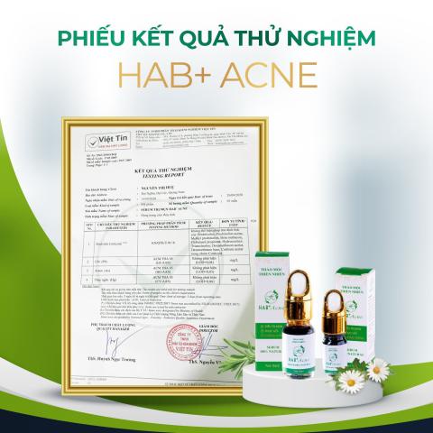 Serum Dưỡng Da, Hỗ Trợ Giảm Mụn Đầu Đen, Mờ Thâm với thảo mộc thiên nhiên - Hiệu quả sau 14 ngày cùng HAB+ Acne