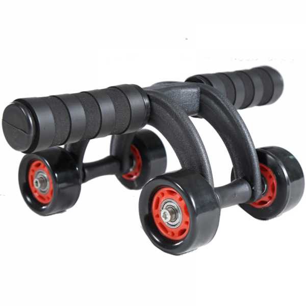 CON LĂN TẬP BỤNG 4 BÁNH ( AB ROLLER AND PUSH UP BAR) _Giá Siêu Rẻ