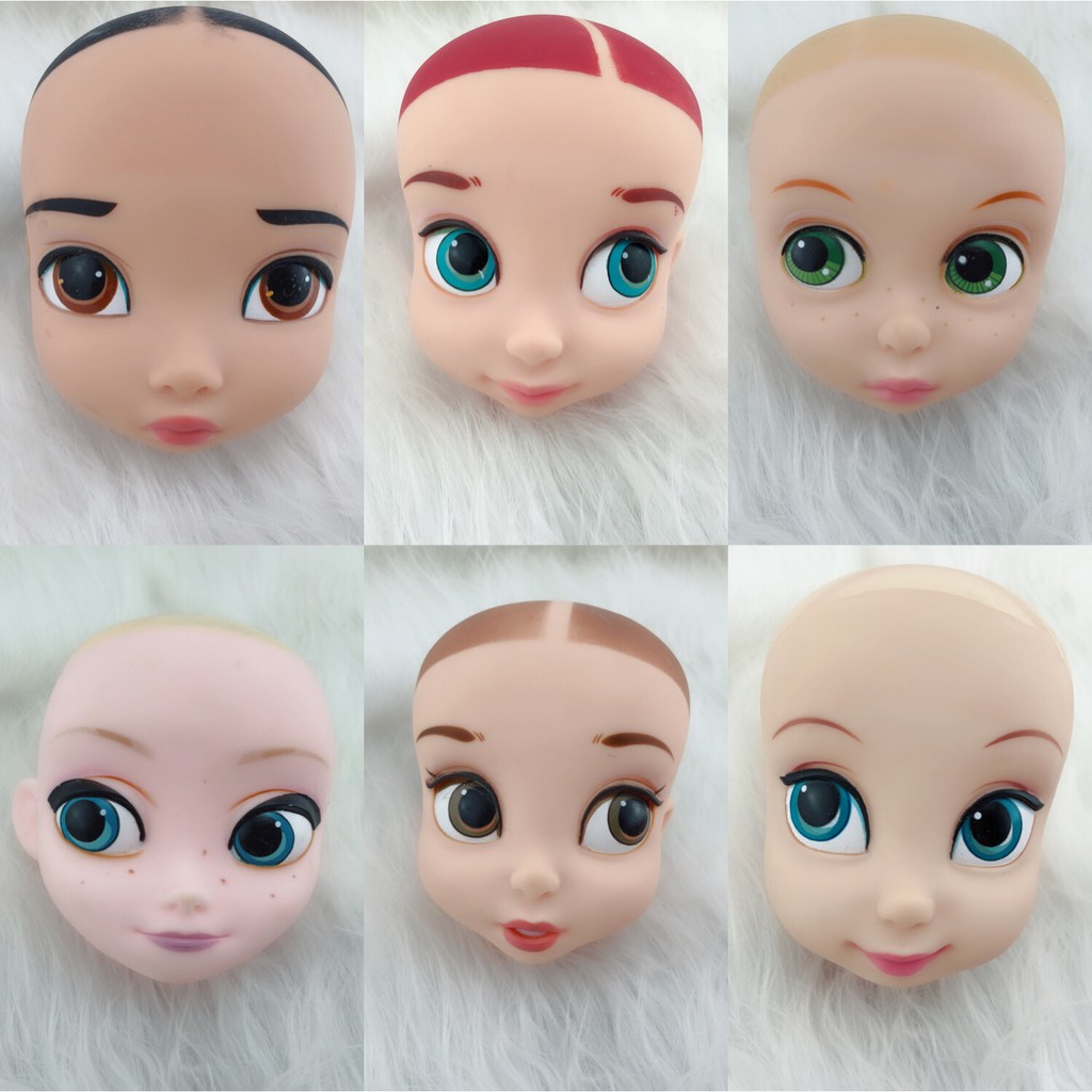 {Xã lỗ Mua 1 tặng 1 bất kỳ} Đầu Trọc Búp bê Disney Animator Head