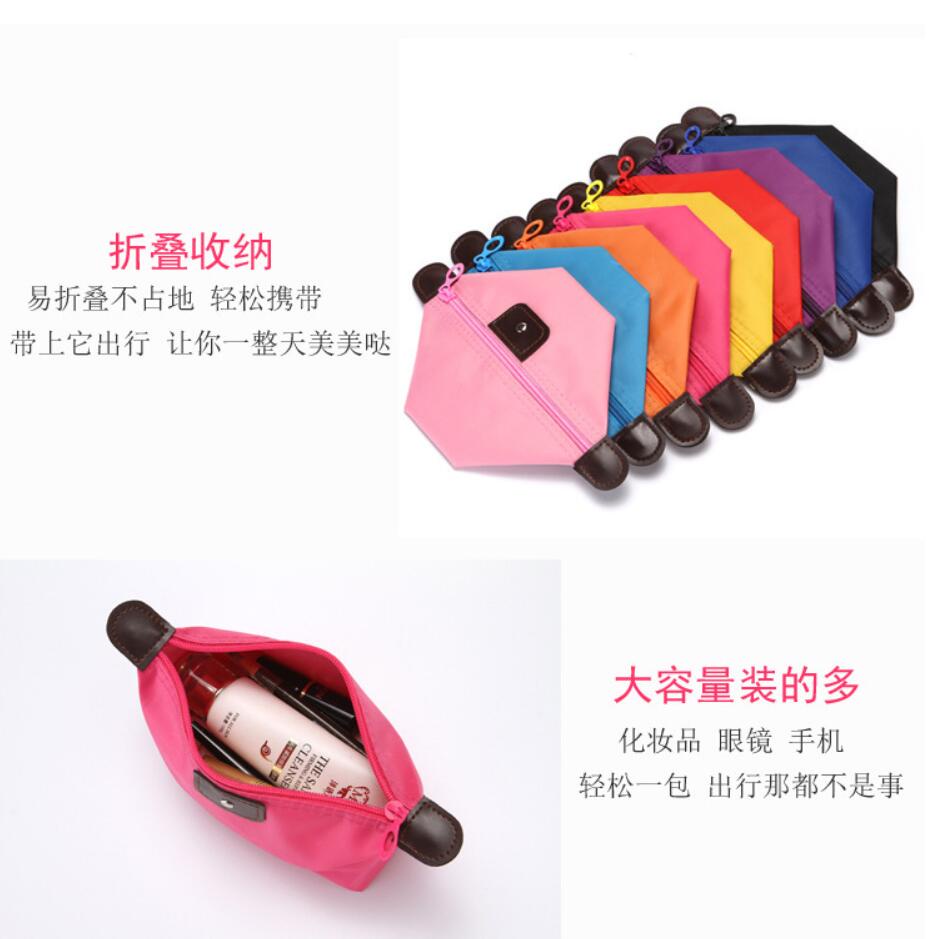 Túi Đựng Mỹ Phẩm Du Lịch Nhiều Màu Sắc Có Khóa Kéo Dành Cho Nữ