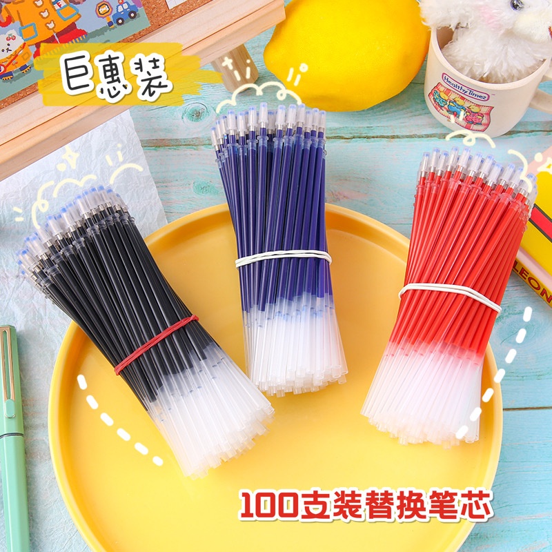 Combo 5 Ruột Bút Mực Gel Ngòi 0.5mm Mực Đều Thay Thế Bút Chữ A Bút Mực Nước G012