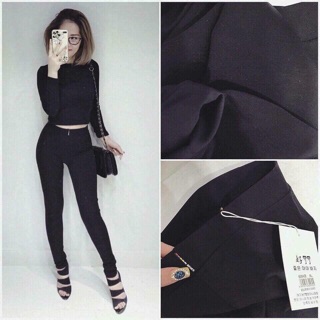 [GIÁ SẬP SÀN] quần legging hàn, quần legging dài  ( ảnh thật )