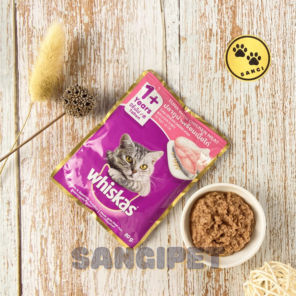 Combo 12 gói Pate WHISKAS cho mèo gói 80g