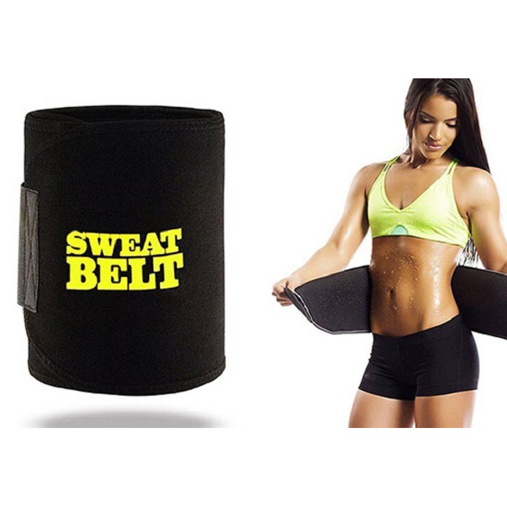 Đai nịt bụng Sweat Belt giảm mỡ bụng - đai quấn nóng giảm cân định hình eo thon