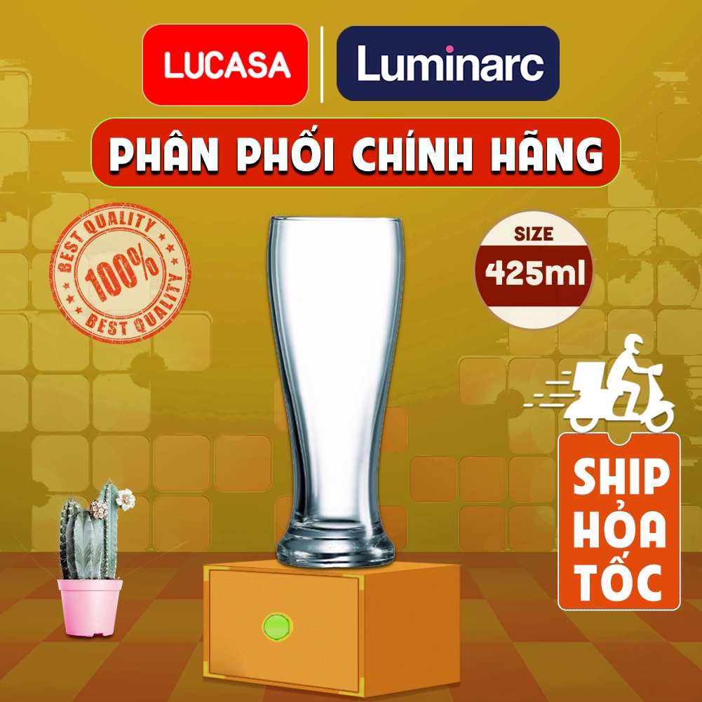 Ly Bia Thủy Tinh Luminarc Brasserie 425ml | Phân Phối Chính Hãng