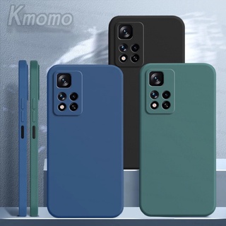 Ốp Điện Thoại Silicon Dẻo Mỏng Mềm Màu Kẹo Hình Vuông Sang Trọng Cho Xiaomi Redmi Note 11 4G 11s 11T 5g 11 Pro Plus 10