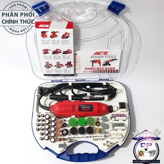 Sẵn hàng-Gía gốc] Bộ Máy Khoan Mài cắt Khắc mini Đa Năng ACZ 100 chi tiết (Đỏ) 180W 6 tốc độ