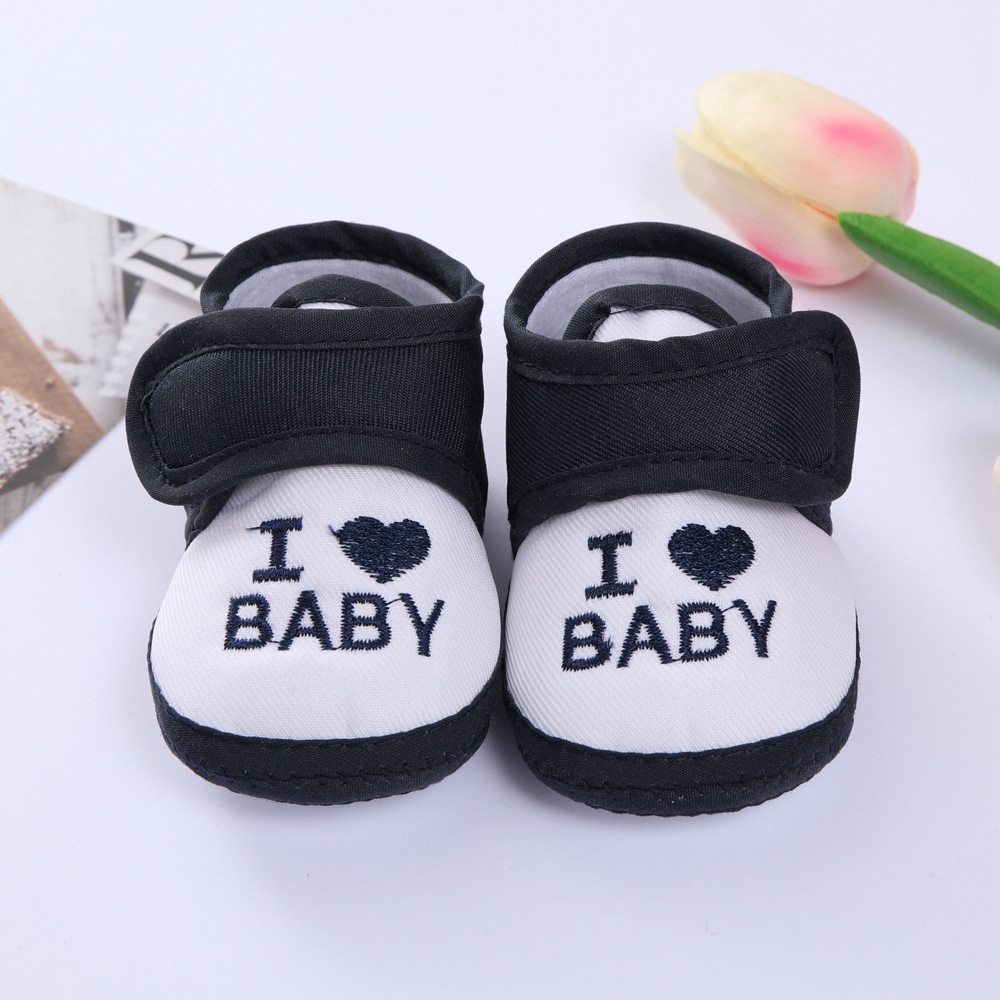 Giày thể thao đế mềm thêu họa tiết hoạt hình dễ thương cho bé sơ sinh
