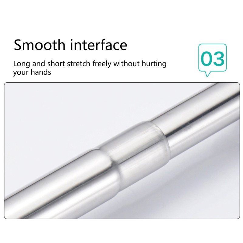 Thanh Treo Rèm Cửa Kéo Dài Được Tiện Lợi Dành Cho Phòng Tắm