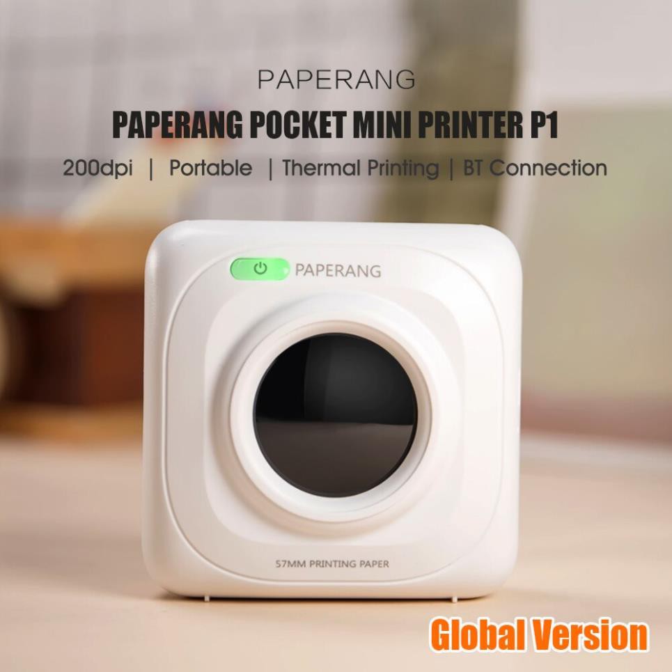 Máy In Ảnh Mini Bt4.0 Không Dây Xiaomi Paperang P1