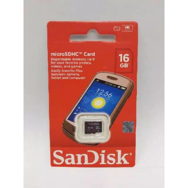 Thẻ Nhớ Sandisk Class 4 8gb 16gb