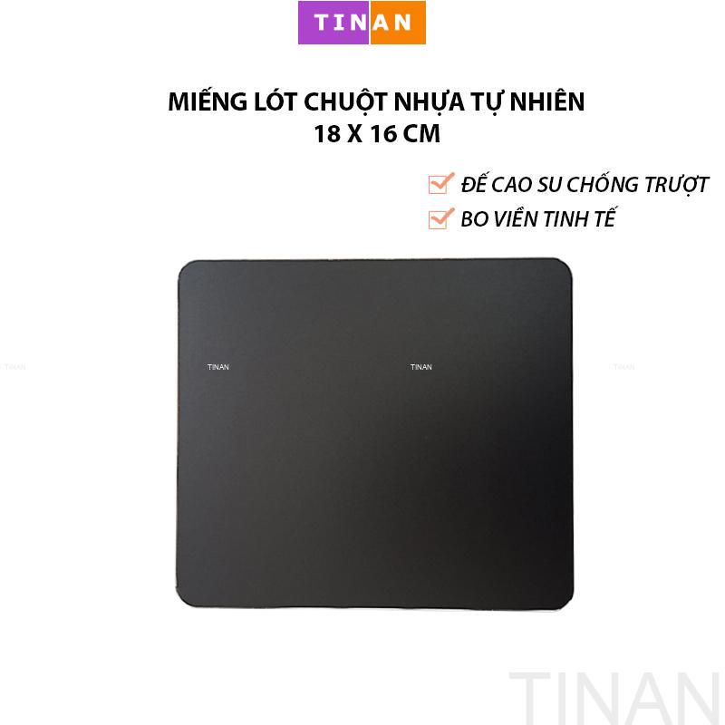 Miếng Lót Chuột Nhựa 180 x 160 mm, , Bàn Di Chuột Đế Cao Su