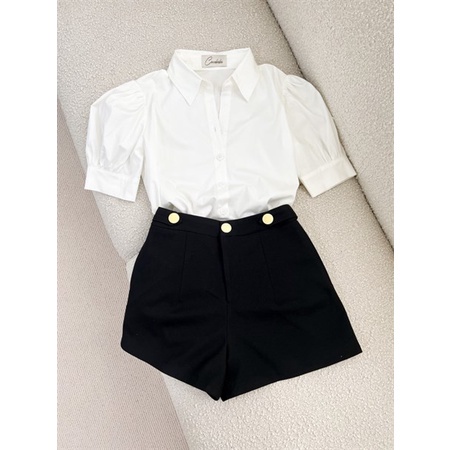QUẦN SHORT NÚT - QA1301412