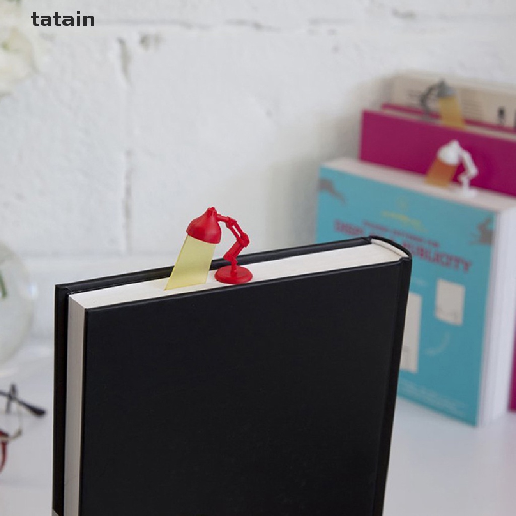 [TAT] Lovely Cartoon Lamp Bookmark for More Fun Reading 3D Stereo Wacky Bookmarks CVX