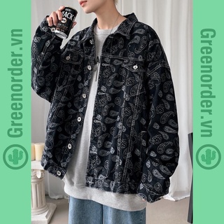 Áo khoác Jacket Jean họa tiết PANDANA siêu chất