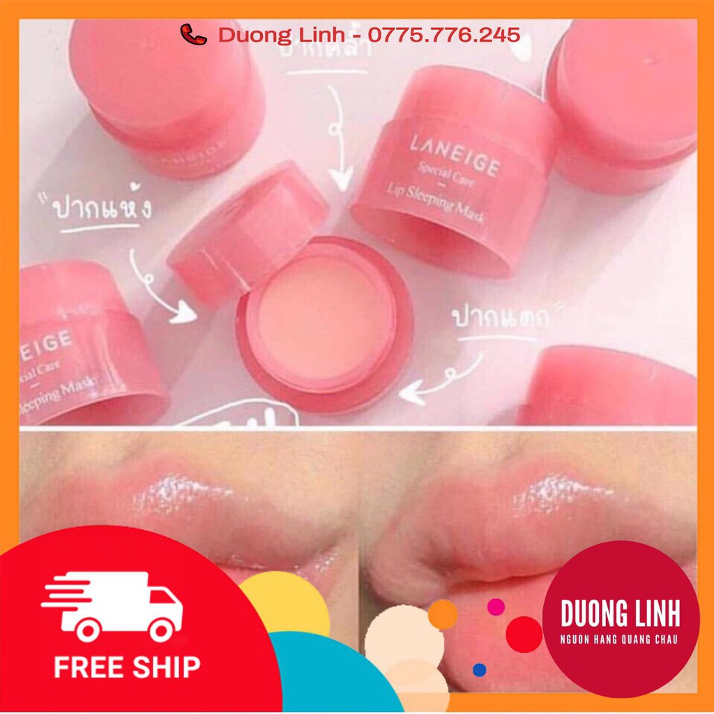 [SIÊU ƯU ĐÃI]  Mặt nạ ngủ môi Laneige Lip 3g