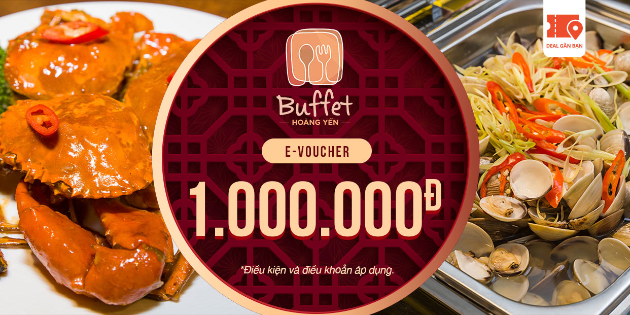 E-Voucher Hoàng Yến Buffet trị giá 1.000.000đ