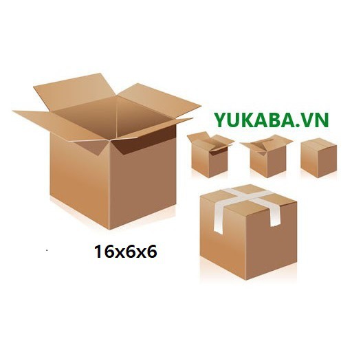 HL - 1 hộp thùng carton 16x6x6