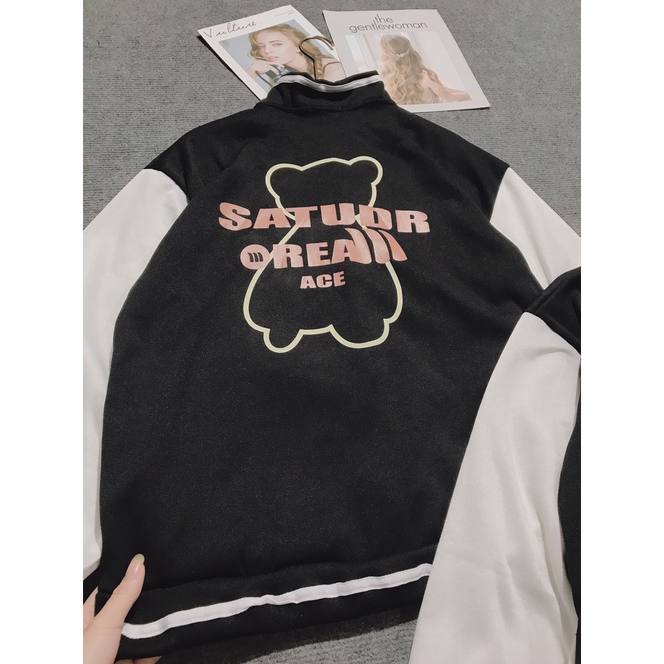 (TC)Áo Bomber Gấu  Satudr