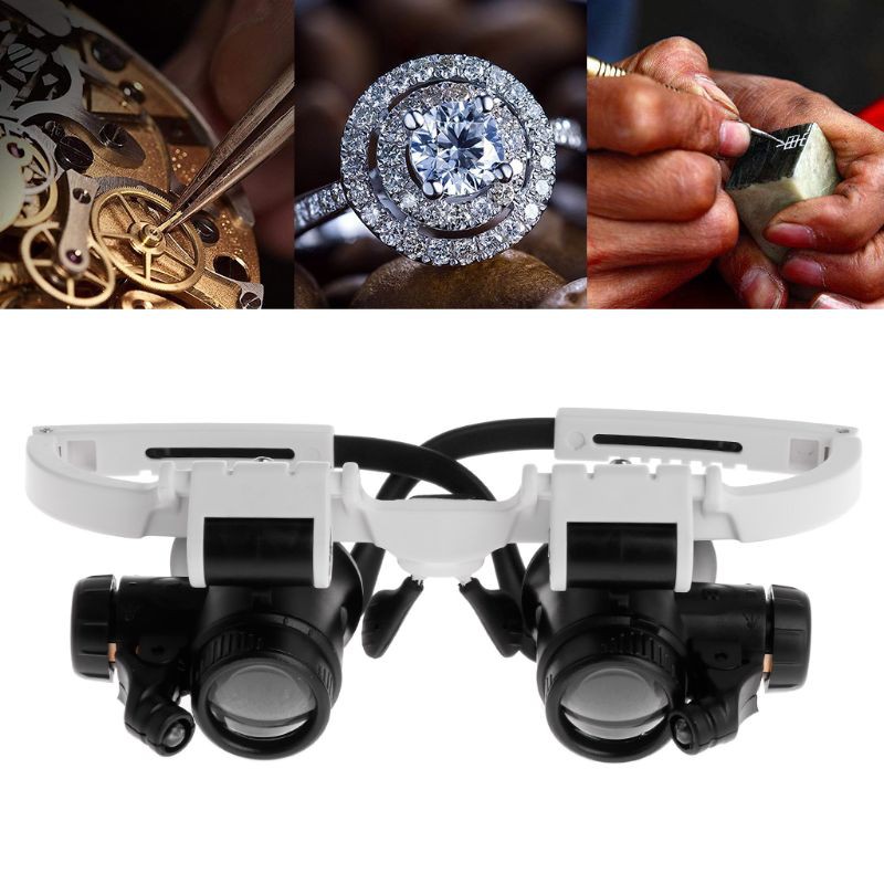 Kính lúp đeo đầu tích hợp đèn led