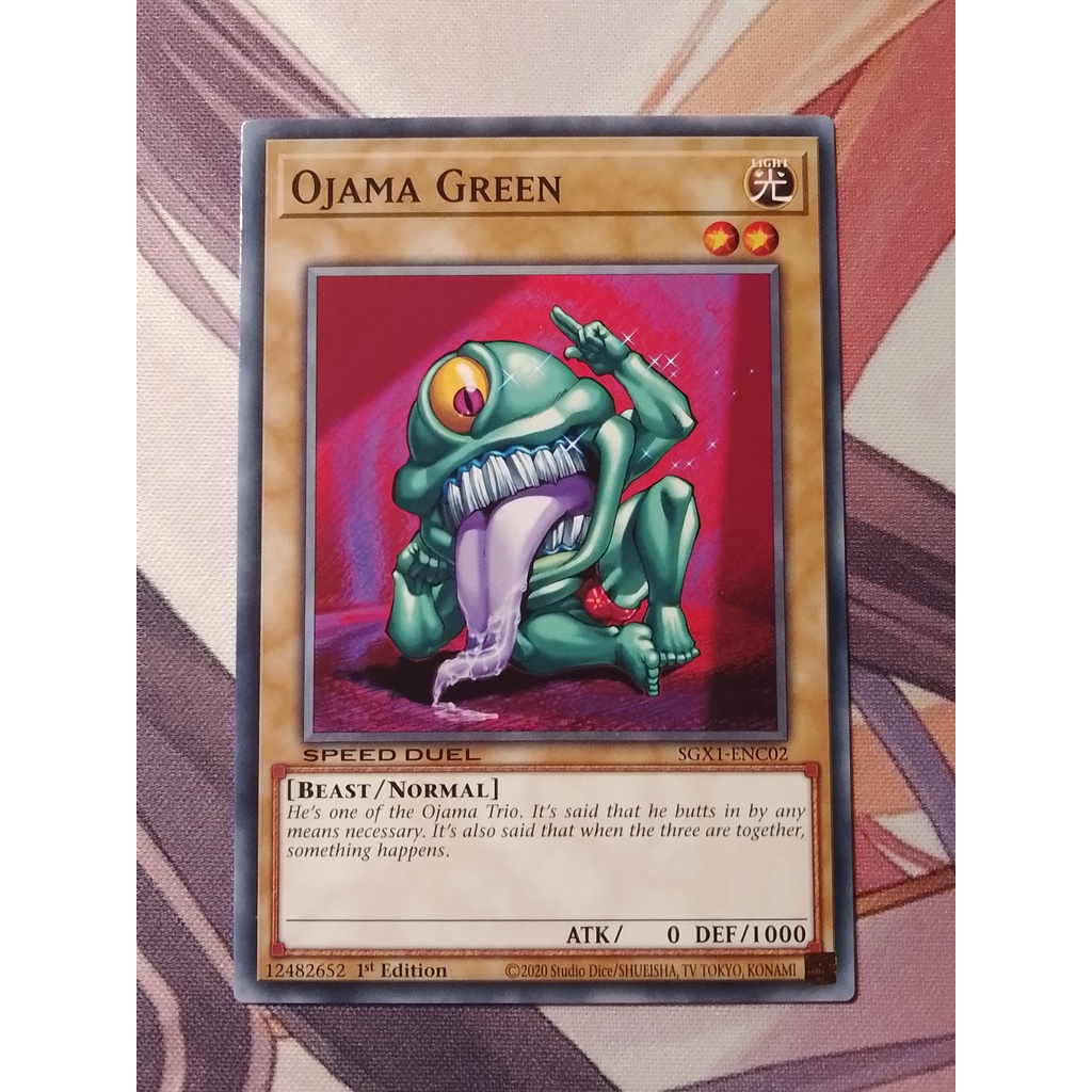 Thẻ Bài Yugioh: Ojama Green SGX1-ENC02