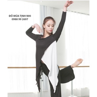 Áo múa vạt chéo dài 2 bên A21