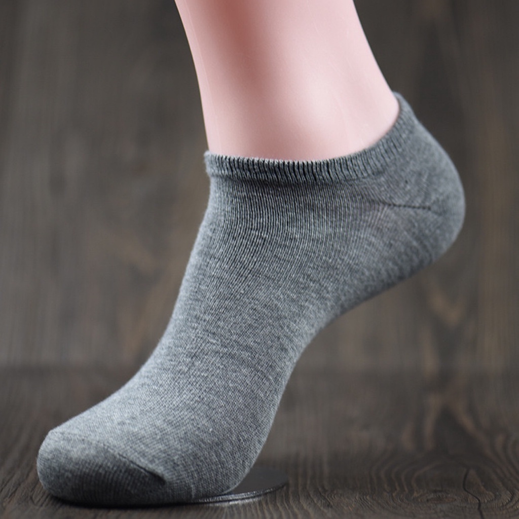 Tất Nam Cổ Ngắn, Tất Vớ Nam Cổ Thấp, Chất Liệu Cotton Thoáng Mát, Thấm Hút Tốt