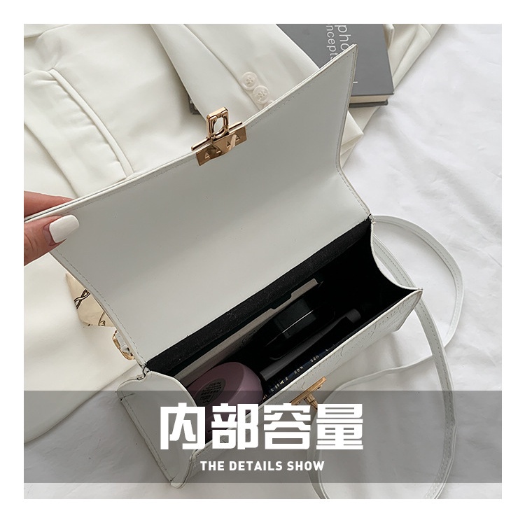 Túi Xách JASMIN NOIR Họa Tiết Da Cá Sấu Phong Cách Retro Thiết Kế Đơn Giản Cho Nữ