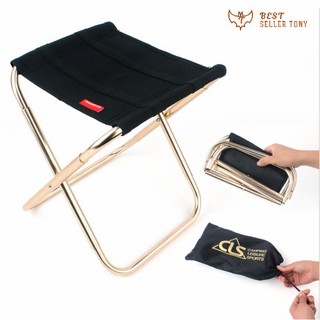Ghế du lịch câu cá xếp gọn bỏ túi Golden Black 2019
