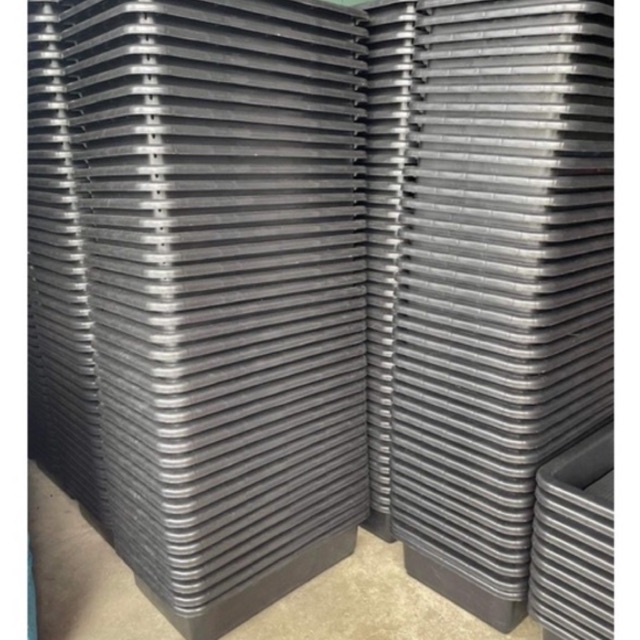 Khay mầm trồng rau Đen 650x410x170mm